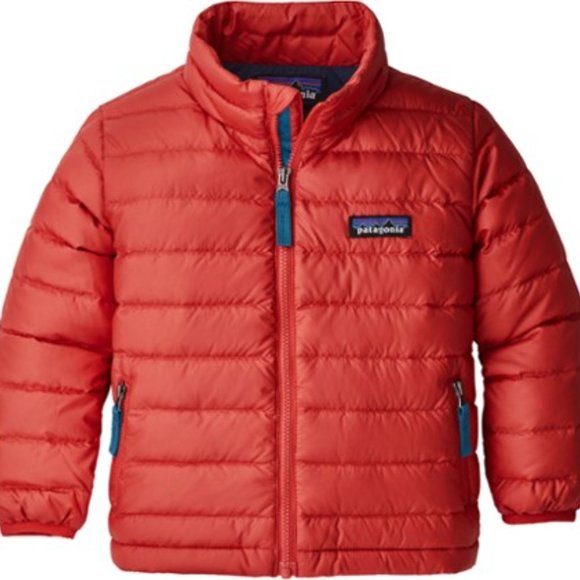 Patagonia Baby Down Red Sweater Jacket 3-6M - Picture 4 of 4